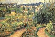 Camille Pissarro Lush garden oil painting